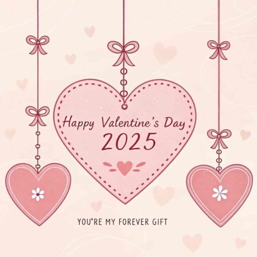 A charming image perfect for "happy valentine's day 2025 images," conveying love and the sentiment of a treasured gift.