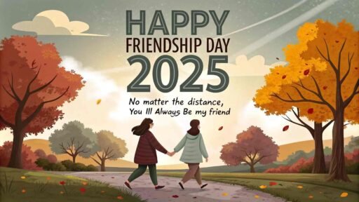 This beautiful image for happy friendship day 2025 images captures the timeless bond of friendship that lasts through all seasons.